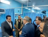 وزير التعليم العالى ورئيس جامعة قناة السويس يفتتحان جناح العمليات الكبرى