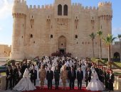 المنطقة الشمالية العسكرية تنظم حفل زفاف جماعى لـ120 شابا وفتاة بالإسكندرية