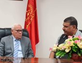 محافظ بورسعيد يتفقد غرفة عمليات امتحانات الثانوية العامة بديوان المديرية