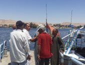 مدينة الأقصر تنظم حملة تفتيش على المراكب النيلية قبل العيد.. صور