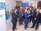 رئيس ميناء دمياط يتفقد معامل فرع الهيئة العامة للرقابة على الصادرات والواردات