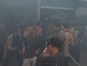 حريق هائل فى "السوق التجارى" بالقنطرة غرب بالإسماعيلية.. فيديو