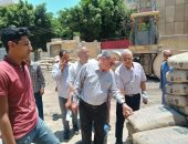 رئيس مركز ومدينة أبوقرقاص يتفقد مشروعات "حياة كريمة"  قرية بنى موسى