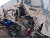 تفاصيل مصرع 9 أشخاص وإصابة 44 آخرين فى حادث طريق أبو سمبل.. فيديو