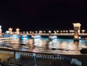 سحر وجمال.. الإسكندرية مقصد سياحى رائع ليلا للتنزه على الكورنيش (فيديو)