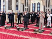 الرئيس السيسى يصل مسجد المشير لأداء صلاة عيد الأضحى