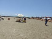الشواطئ في رأس البر كومبليت تانى يوم العيد.. فرحة المواطنين فى شواطئ دمياط 