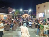 توافد المواطنين على مراكز شباب كفر الشيخ ثانى ليالى عيد الأضحى