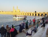 حدائق الرى بالقناطر الخيرية تستقبل 62 ألف زائر فى عيد الفطر 