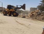 متابعة التخلص من جلود الأضاحى بمدينة العريش وملاحقة مخالفات البناء