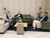 الحسينى يستقبل رئيس الاتحاد الدولي للسلاح
