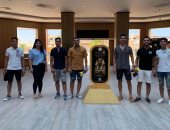متحف آثار الغردقة يستقبل زواره خلال إجازة عيد الأضحى بالورود