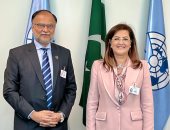 وزيرة التخطيط تبحث مع نظيرها الباكستانى فى نيويورك سبل التعاون المشترك