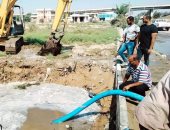 استمرار أعمال إصلاح كسر مفاجىء بخط مياه الشرب بمدينة المستقبل بالإسماعيلية 