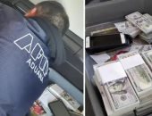 البرازيل تحبط تهريب 500 ألف دولار عثر عليها مخبأة فى مقاعد طائرة.. صور