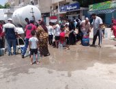 استمرار أعمال الإصلاح لكسر مفاجئ بخط مياه الشرب بمدينة المستقبل بالإسماعيلية