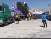 الاستعداد لنقل أجزاء من محطة كهرباء من ميناء العريش لمحطة شمال سيناء البخارية 