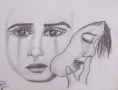 "مودة" 8 سنوات تطور موهبتها بالرسم بالقلم الرصاص