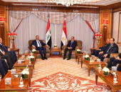 الرئيس السيسى يؤكد سياسة مصر تجاه دعم العراق وتنفيذ المشروعات المشتركة