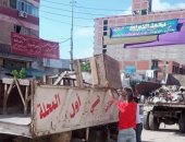 حملات مكثفة لرفع الإشغالات والتعديات بمحافظة الغربية.. صور