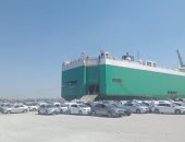 ميناء غرب بورسعيد يستقبل السفينة الرورو ASTRO على متنها 974 سيارة 