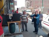 رئيس مدينة ملوى: تحرير 58 محضر مخالفة فى حملة مكبرة على الشوارع والطرق