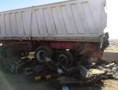 إصابة 3 أشخاص فى حادث انقلاب سيارة ملاكى بالبحيرة