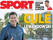 ليفاندوفسكى برشلونى والريال يعود إلى أمريكا أبرز عناوين صحف إسبانيا