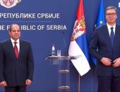 الرئيس السيسى من بلجراد: العلاقات مع صربيا تاريخية وثرية.. فيديو