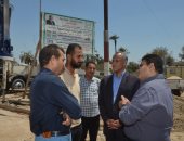 نائب محافظ بنى سويف يتفقد مشروعات "حياة كريمة" بقرى بهبشين والحرجة