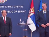 الرئيس السيسى يهنئ نظيره الصربى على إعادة انتخابه رئيسا.. ويشيد بمتانة علاقات البلدين