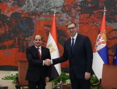 مؤتمر صحفى بين الرئيس السيسى ونظيره الصربى فى بلجراد