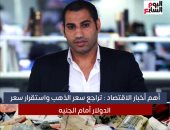 تراجع سعر الذهب واستقرار سعر الدولار أمام الجنيه فى نشرة "اليوم السابع".. فيديو
