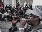 "بيشوى" يبرز موهبته فى التصوير بلقطات من احتفال الأهالى بمولد سيدى القناوى