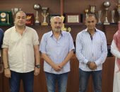 الإسماعيلى يستقبل مسئولو نادى حطين السعودى