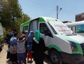 الكشف على 969 مواطنا فى قافلة طبية مجانية بقرية أولاد عمرو بقنا