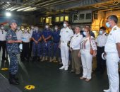 القوات البحرية تنظم زيارات لعدد من سفن الدول الصديقة والشقيقة خلال انتظارها بالإسكندرية 