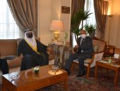 أبو الغيط يستقبل رئيس البرلمان العربى بمقر الجامعة العربية 