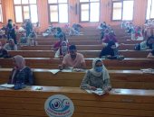 147 طالبًا يؤدون اختبارات القدرات بكلية التربية النوعية في كفر الشيخ.. صور