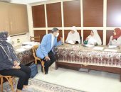 لجنة الأعلى للجامعات تزور جامعة سوهاج لمتابعة وتقييم سير اختبارات القدرات