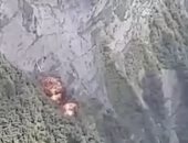 لحظة مرعبة من حادث تحطم وانفجار مروحية إنقاذ فى جورجيا.. فيديو وصور