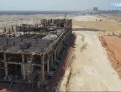 شاهد أحدث صور لتنفيذ الخط الأول للقطار الكهربائى من حلوان للعاصمة الإدارية