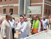 معاون محافظ بنى سويف يتفقد سير العمل في مشروعات "حياة كريمة" في القطاعات الخدمية