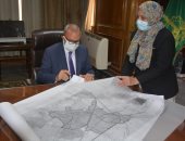 محافظ القليوبية يعتمد المخطط الاستراتيجى لمدينة شبين القناطر 