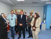 محافظ الشرقية يتفقد مستشفى المعلمين بمدينة الزقازيق