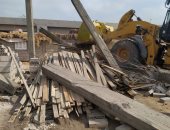 إزالة حالات بناء بدون ترخيص فى منطقة مشروع ناصر ببورسعيد