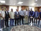 محافظ الوادى الجديد يستقبل ممثل منظمة (الفاو) بمصر ومدير مركز بحوث الصحراء