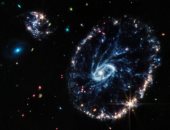 شاهد.. أحدث صور تلسكوب جيمس ويب مجرة ​​عجلة العربة بتفاصيل مذهلة