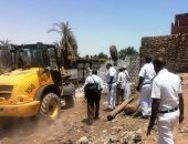 رفع 73 حالة إشغال خلال حملات مكبرة فى أسوان
