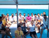 شباب كفر الشيخ يشاركون بالرحلات الصيفية ضمن مبادرة "اعرف بلدك" بالغردقة